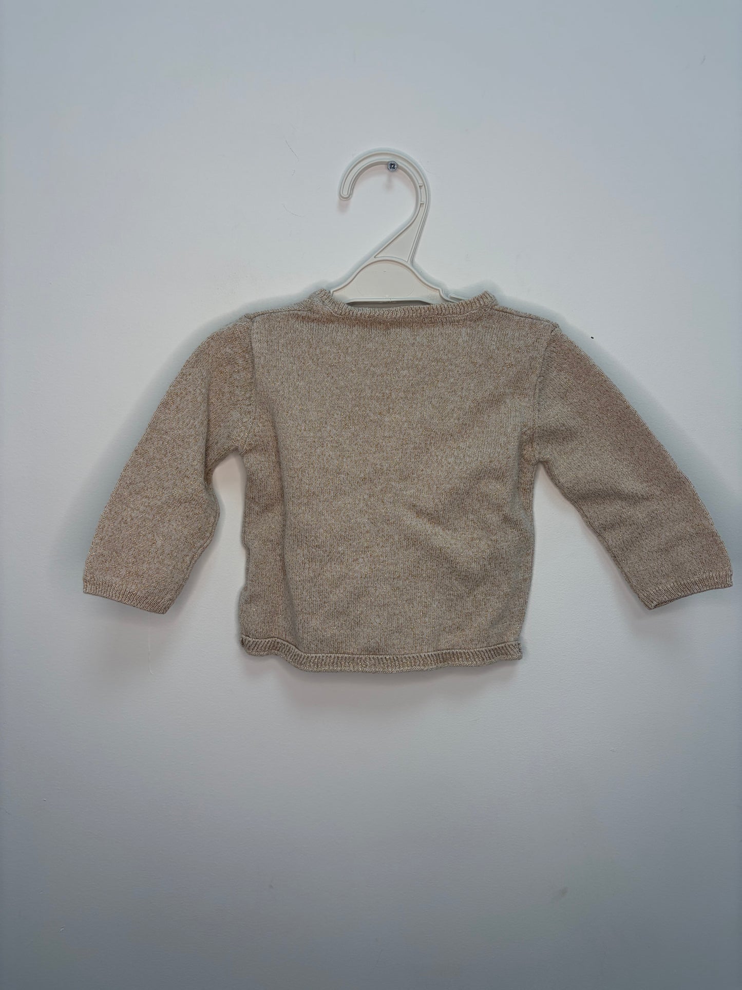 Petit gilet brillant 9 mois