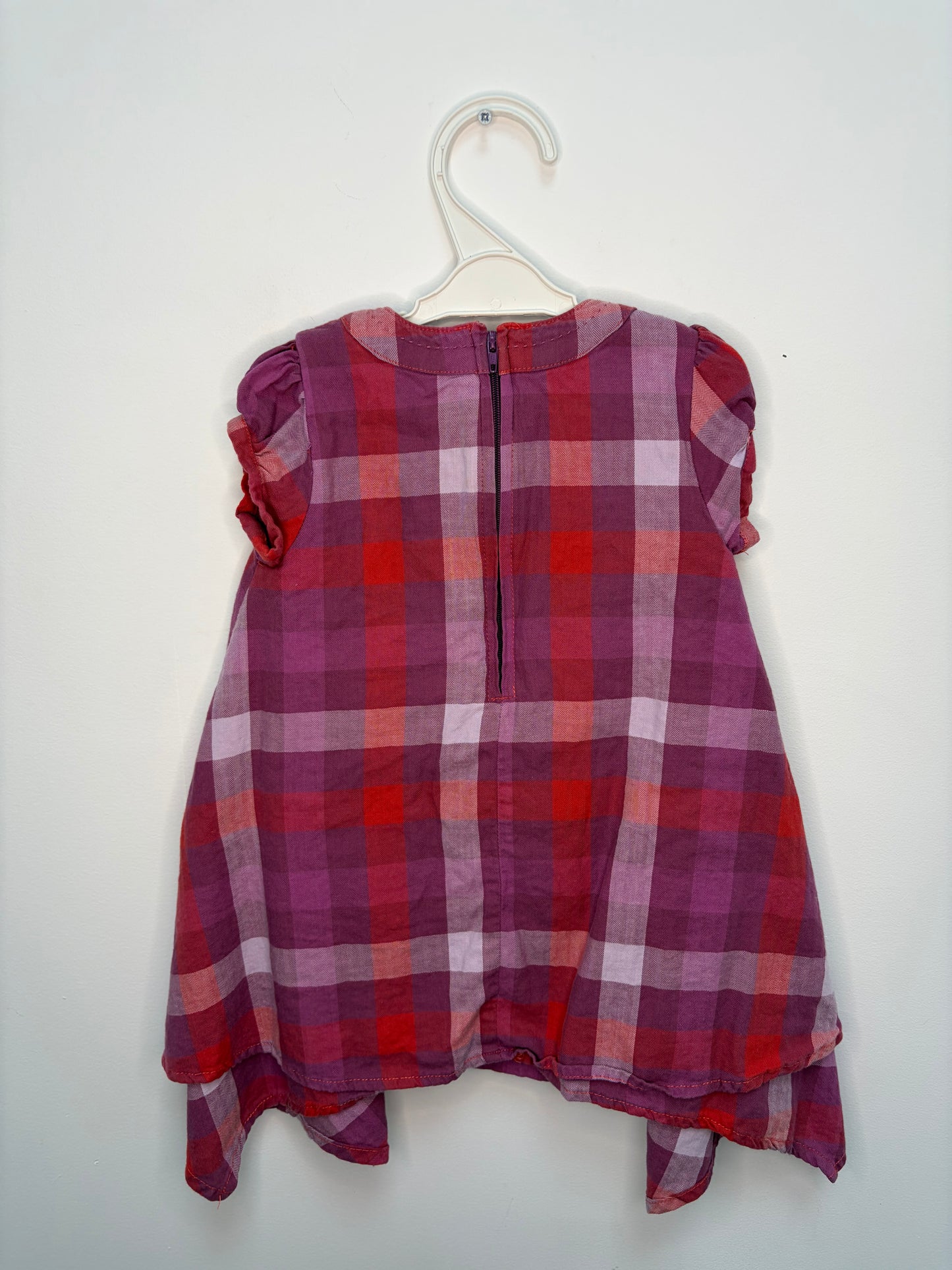 Robe à carreaux 12 mois