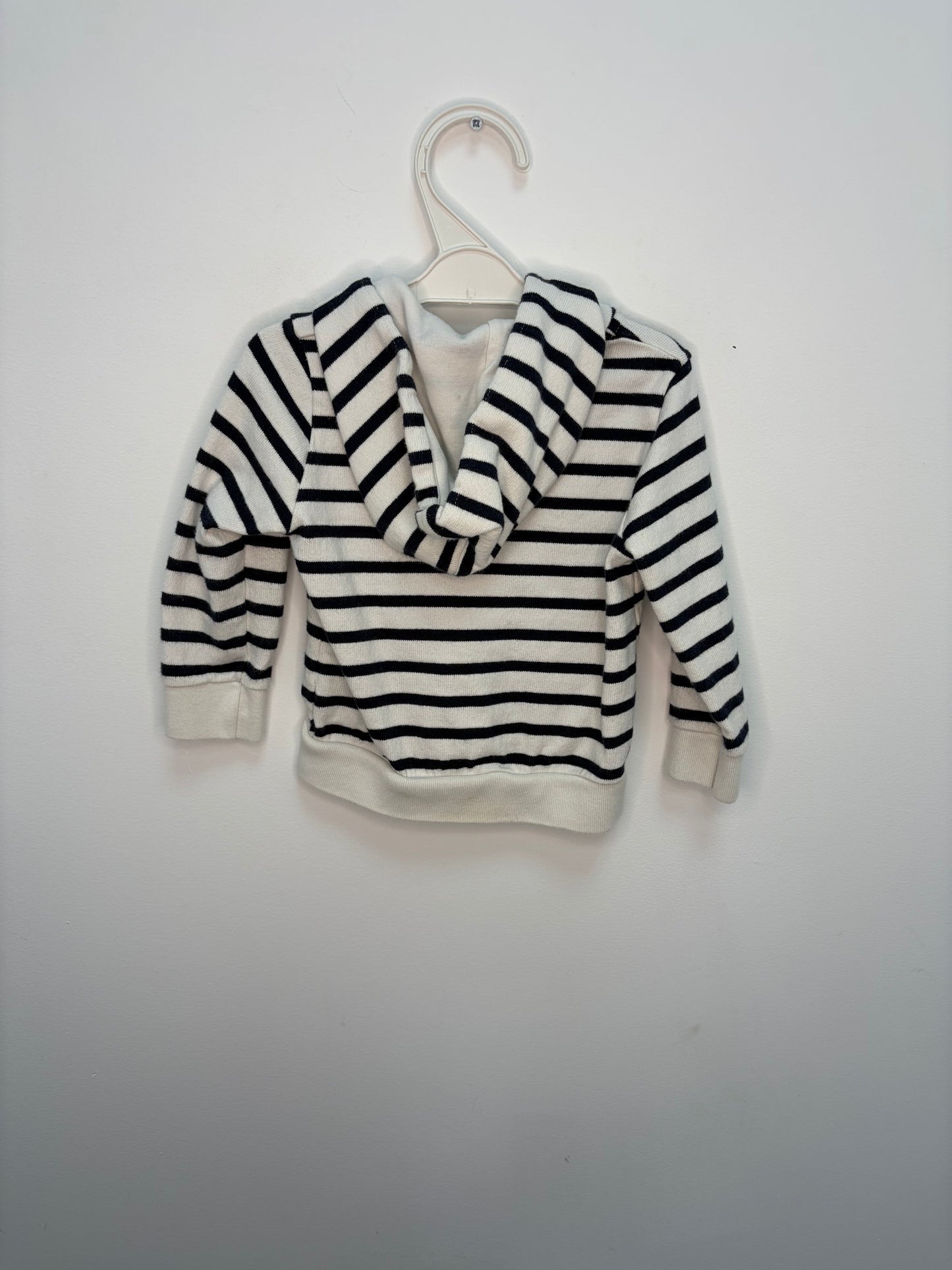 Pull à capuche marinière 12 mois