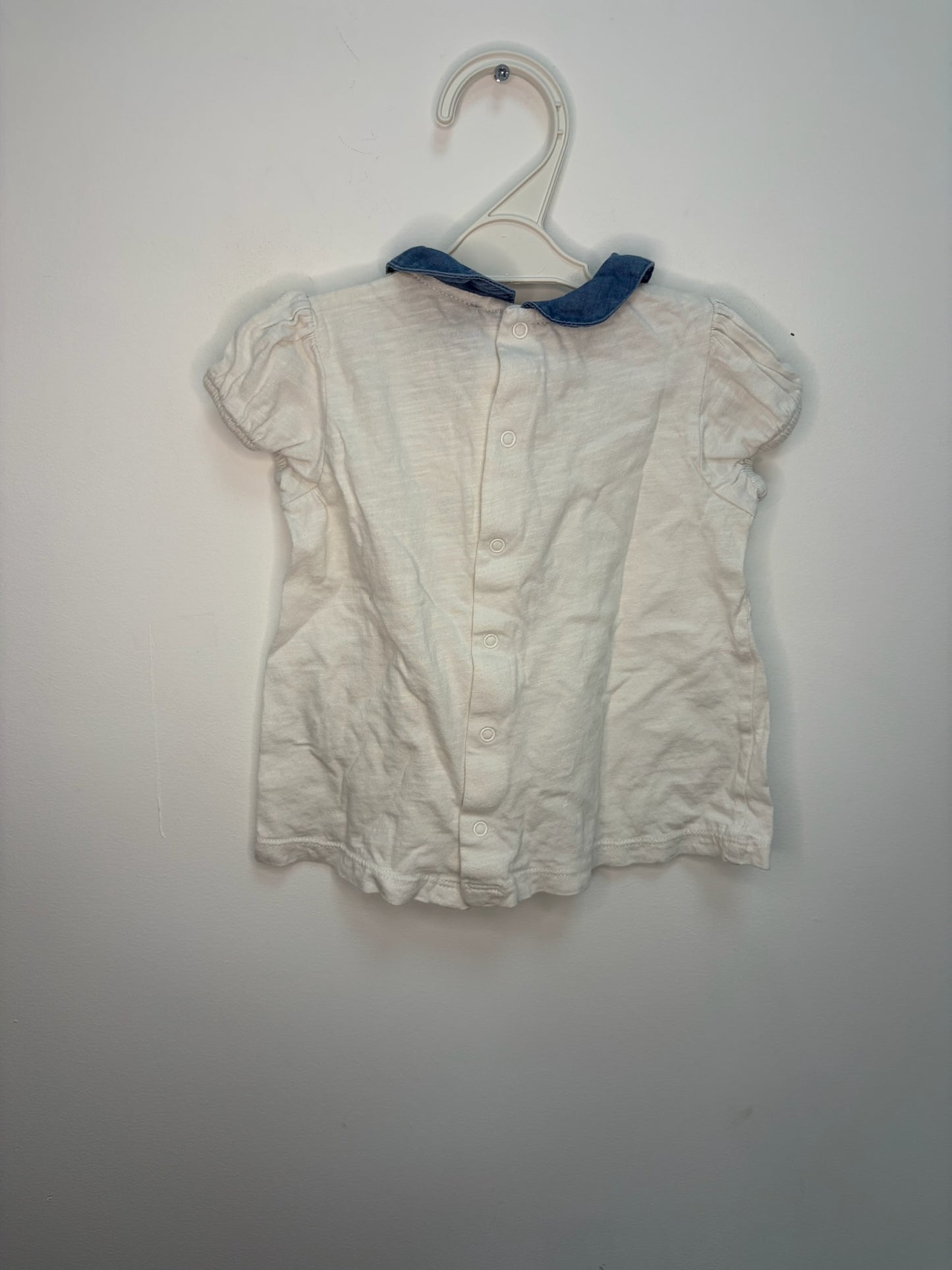 t-shirt col Claudine