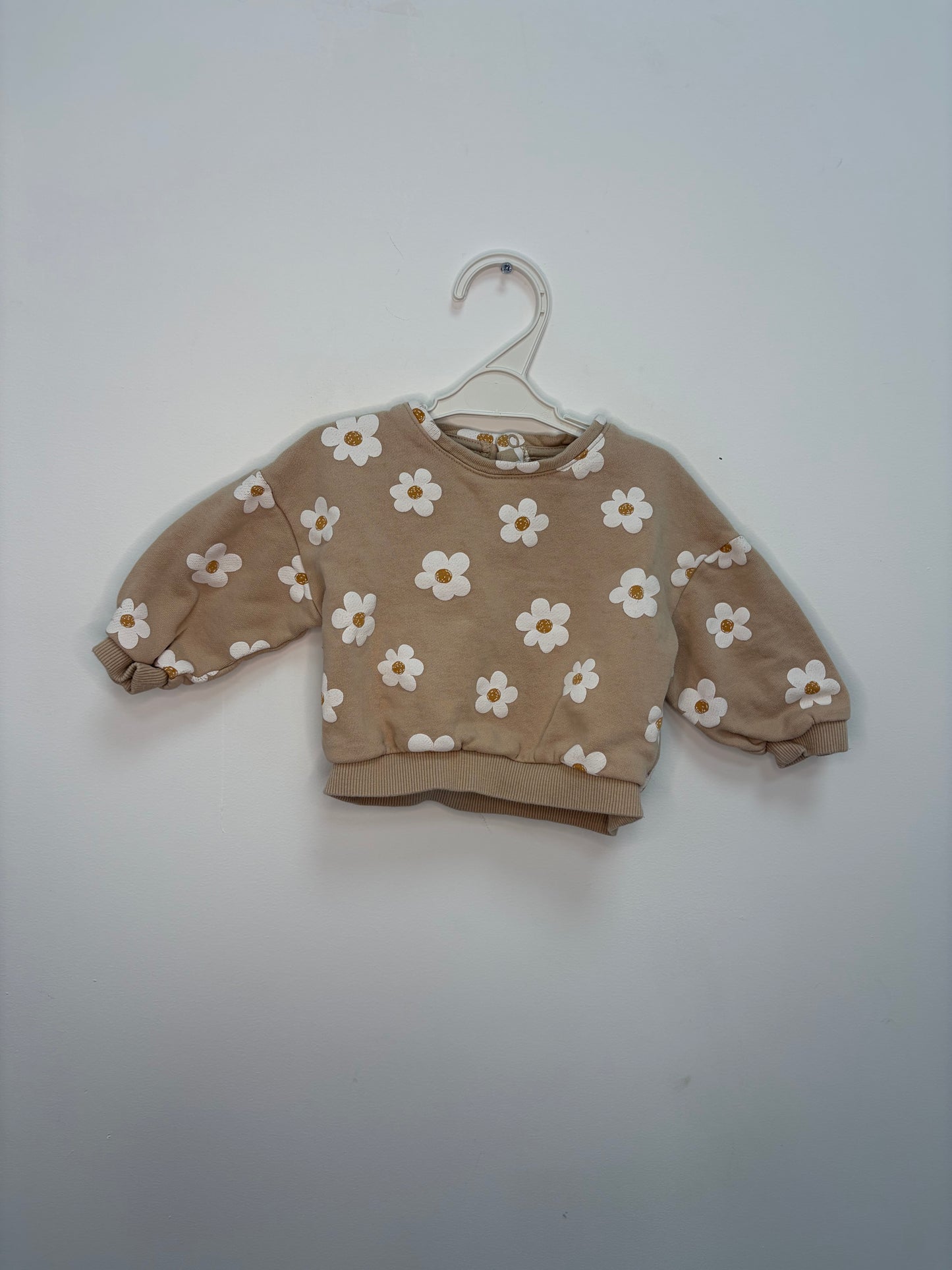Pull motif fleurs 9 mois