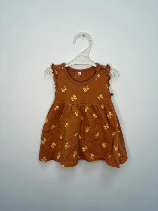 Petite robe à fleurs 3/6 mois