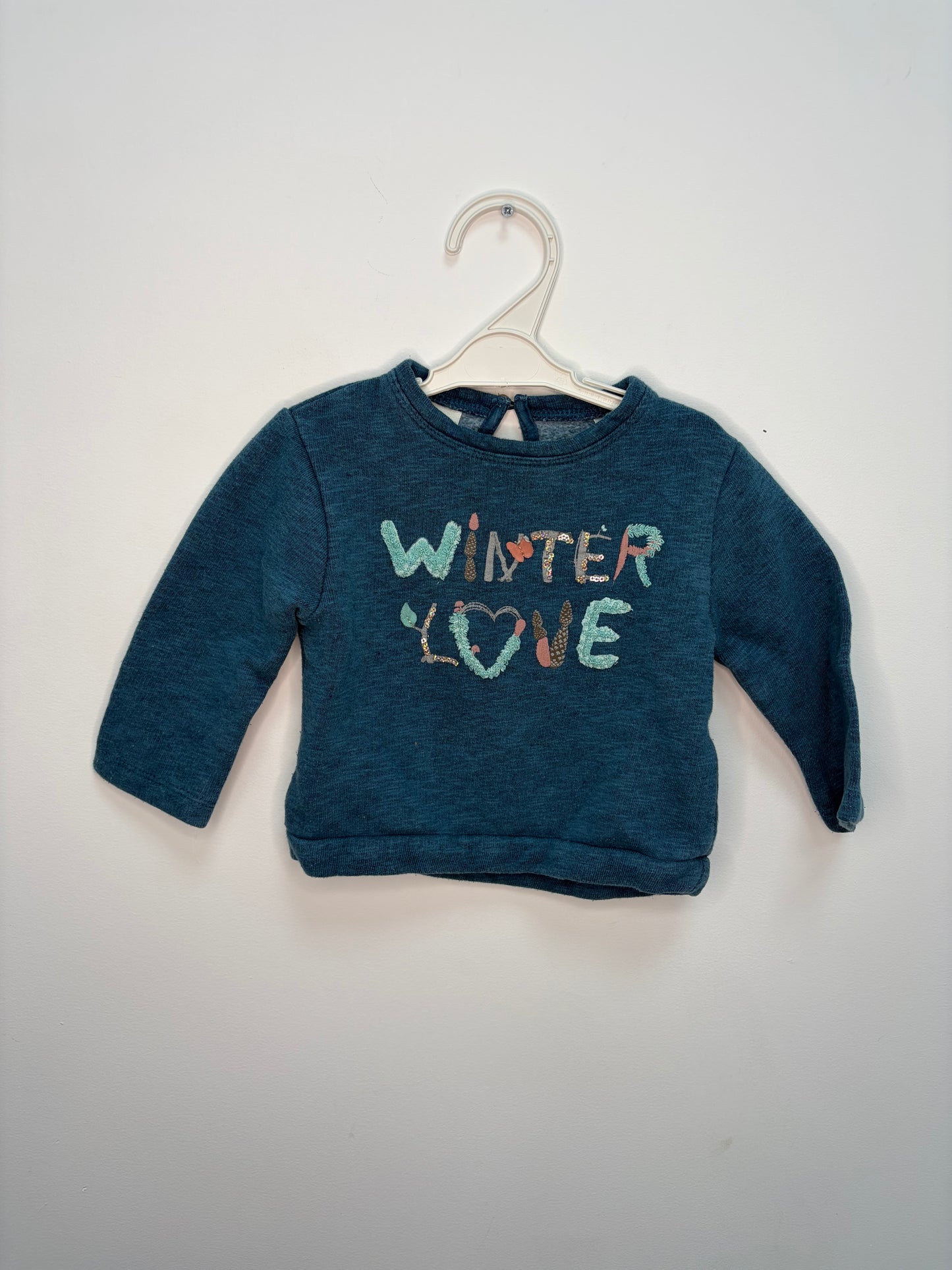 Pull winter love 9 mois
