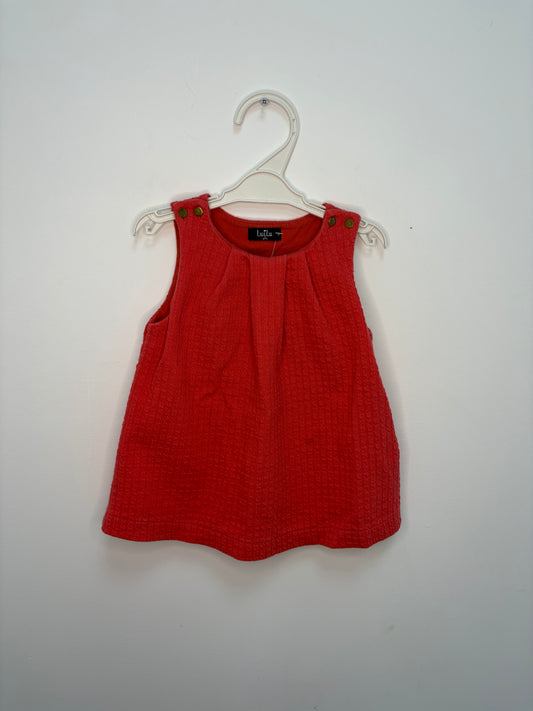 Magnifique robe rouge 9 mois