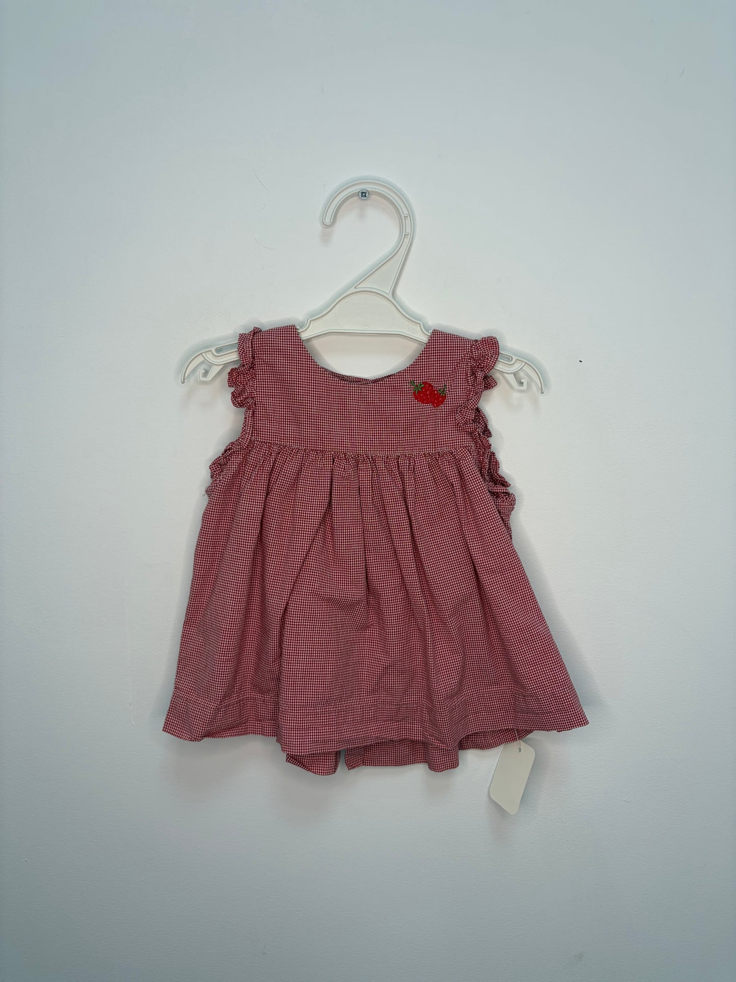 Petite robe fraises 12 mois