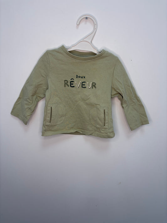 T-shirt manches longues 12 mois
