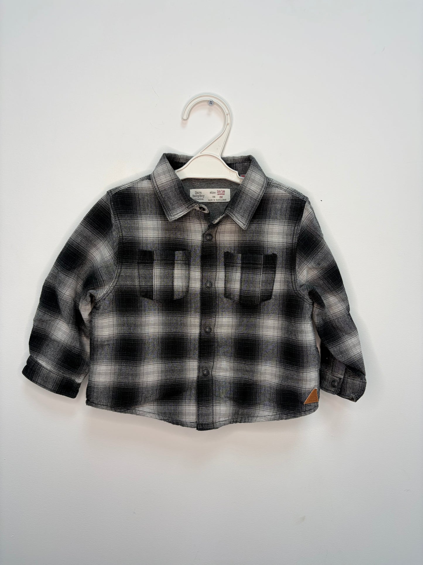 Chemise hiver 12 mois
