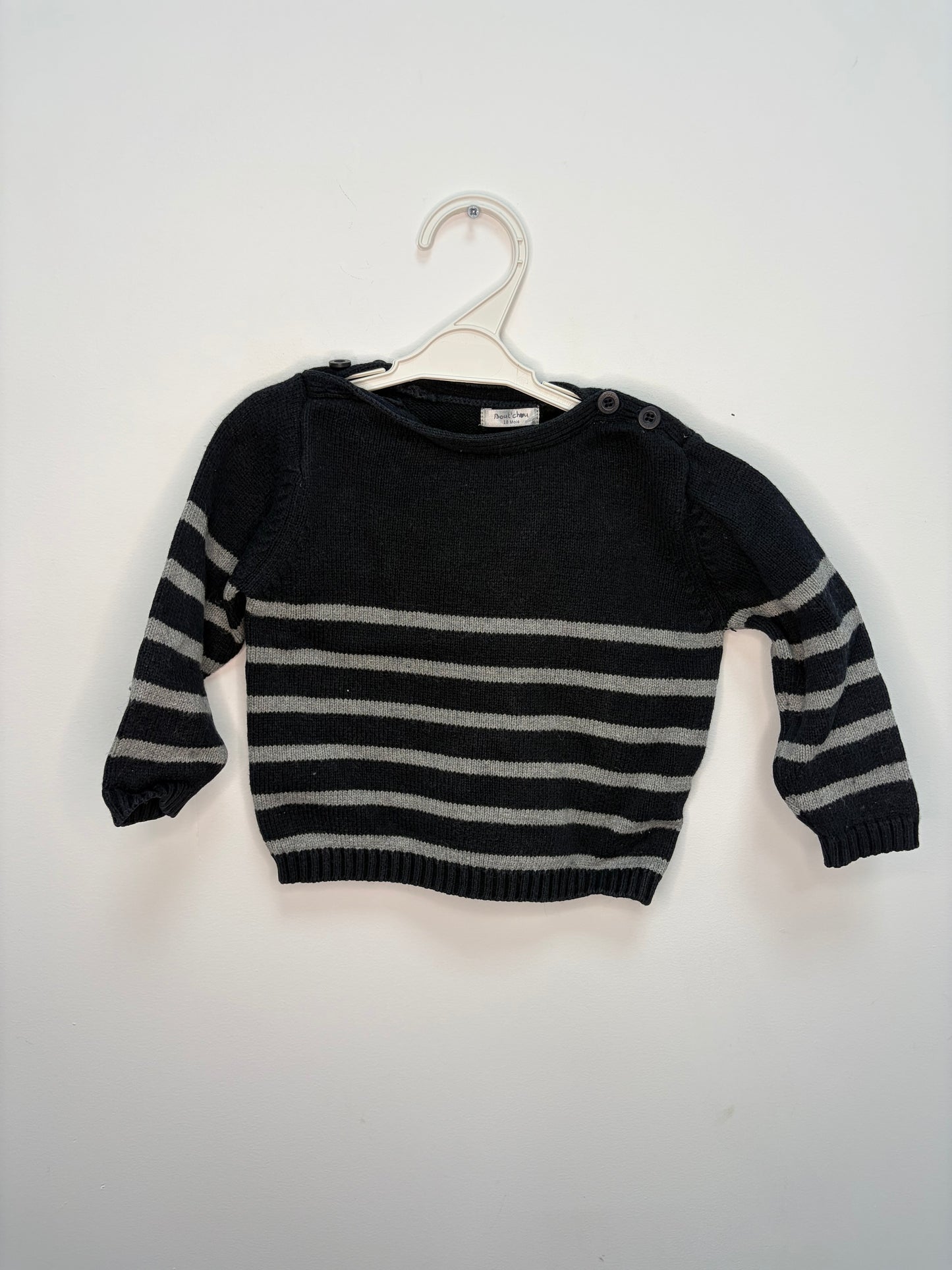 Pull rayé 18 mois