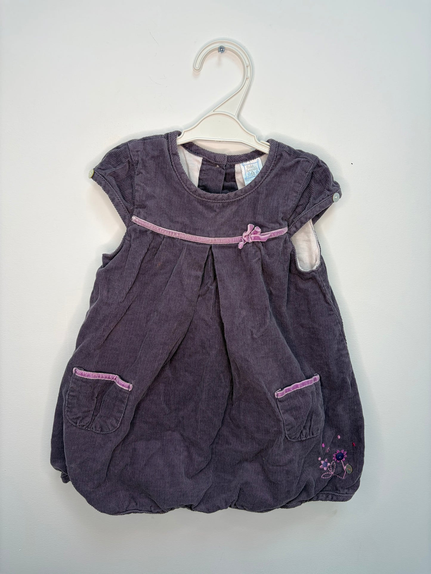 Petite robe hiver en velours