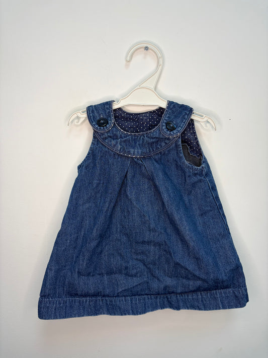 Petite robe jean 6/9 mois