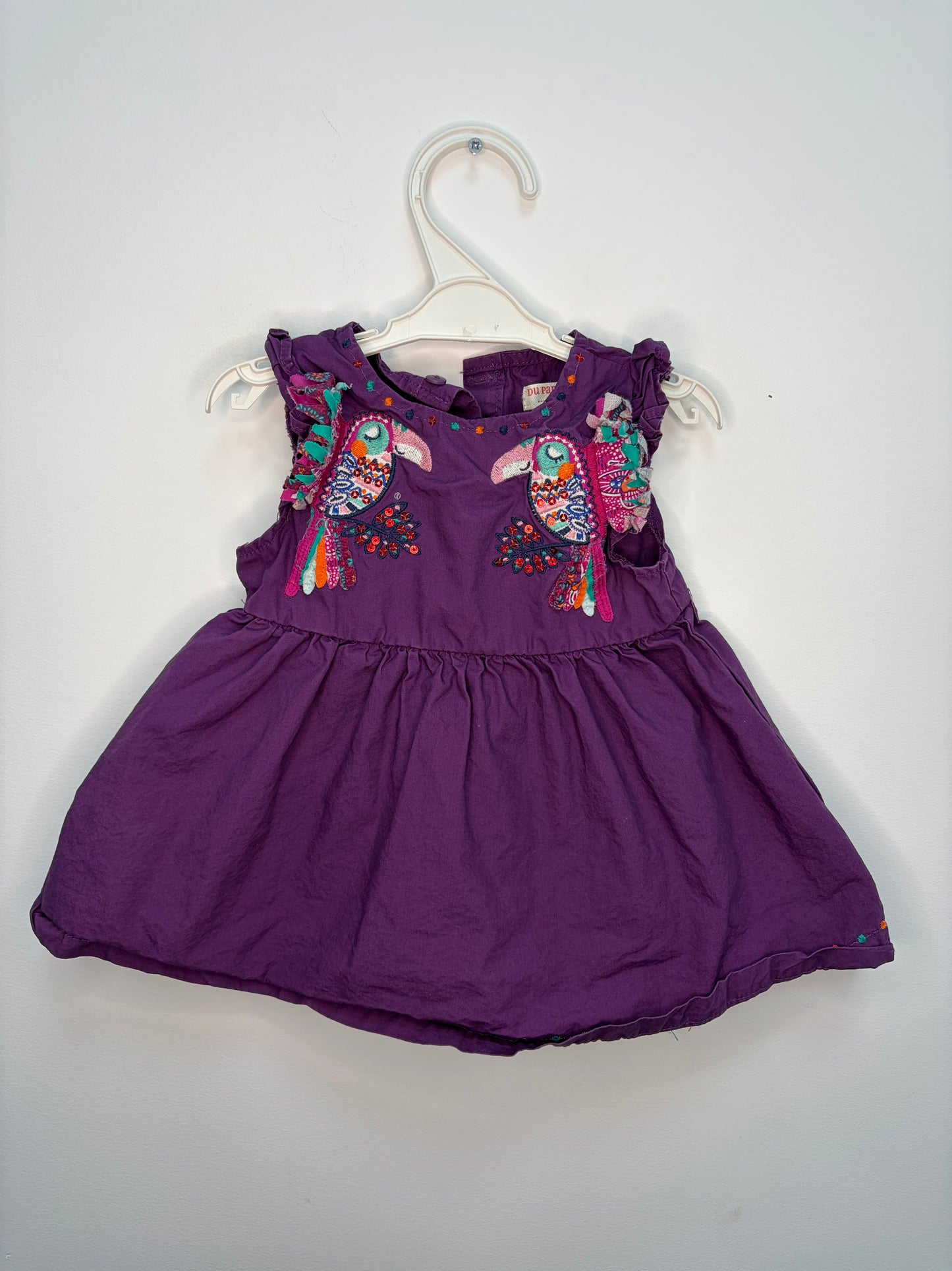 Robe péroquet 6 mois