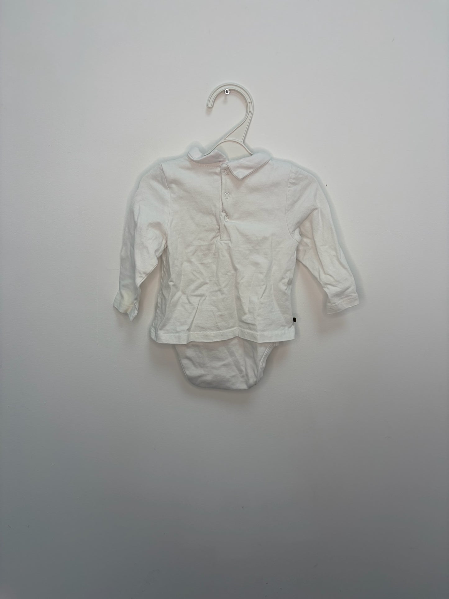 Tee-shirt col manche longue body