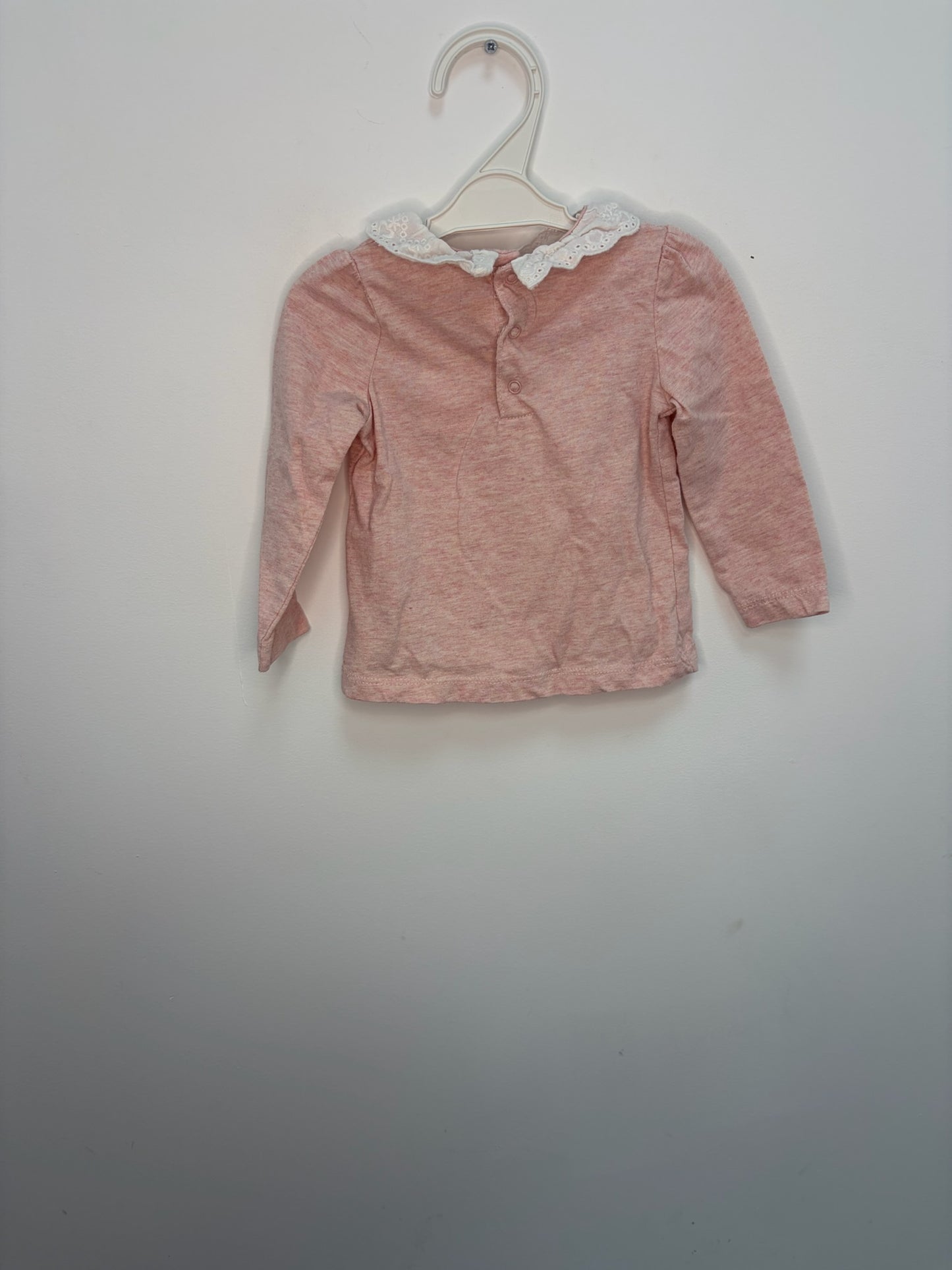 Teeshirt manches longues col Claudine