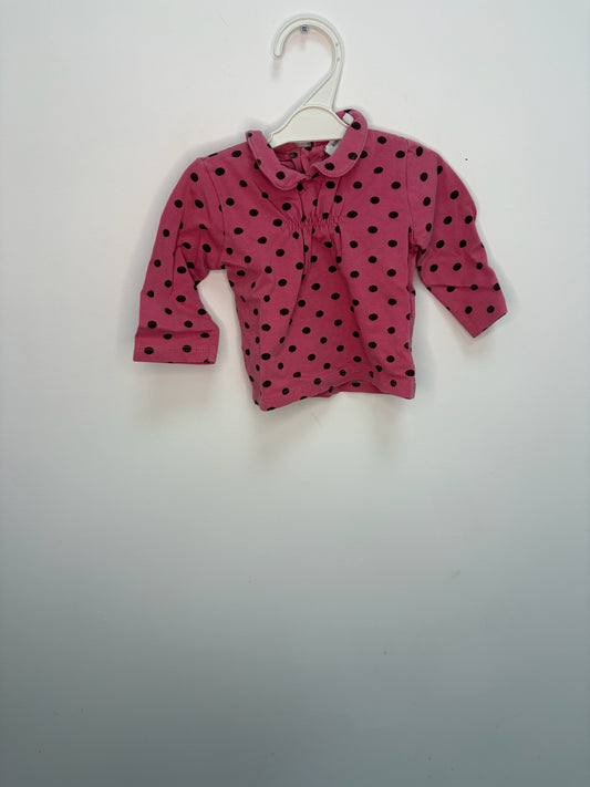 Teeshirt manches longues col Claudine