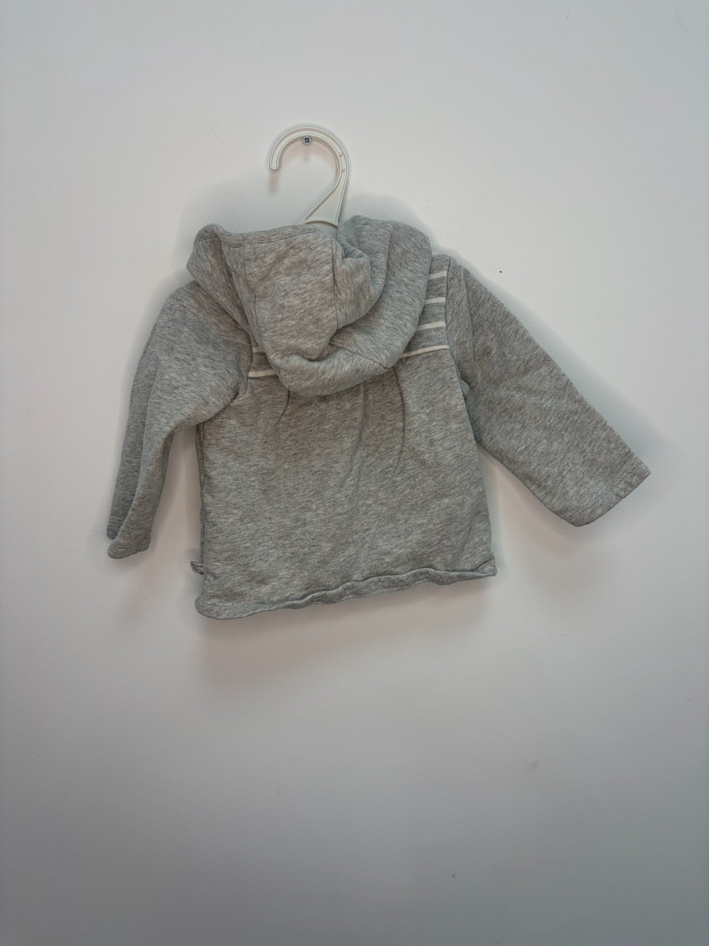 Gilet zipé à capuche