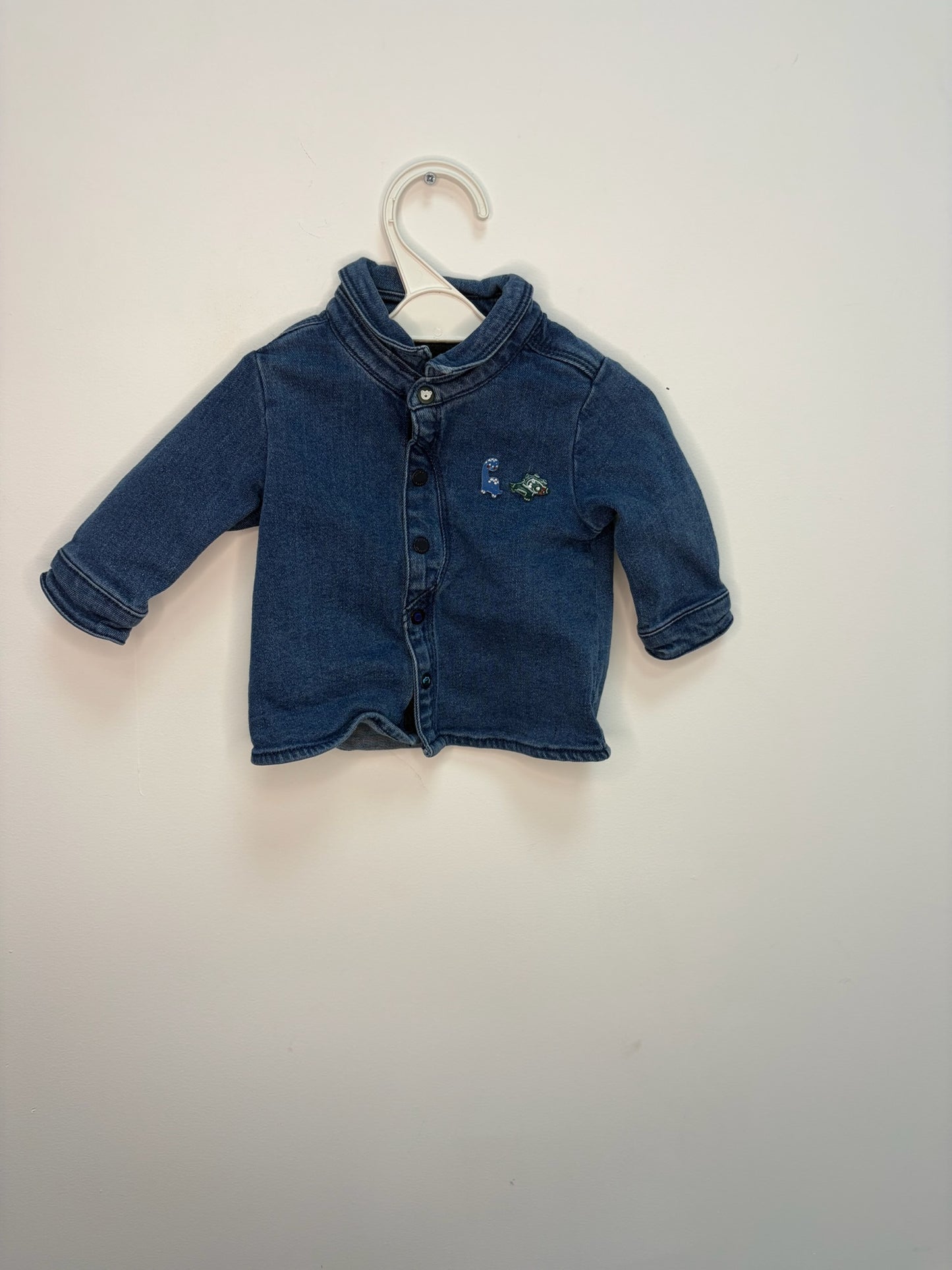 Petite veste en jean petits pins Dino