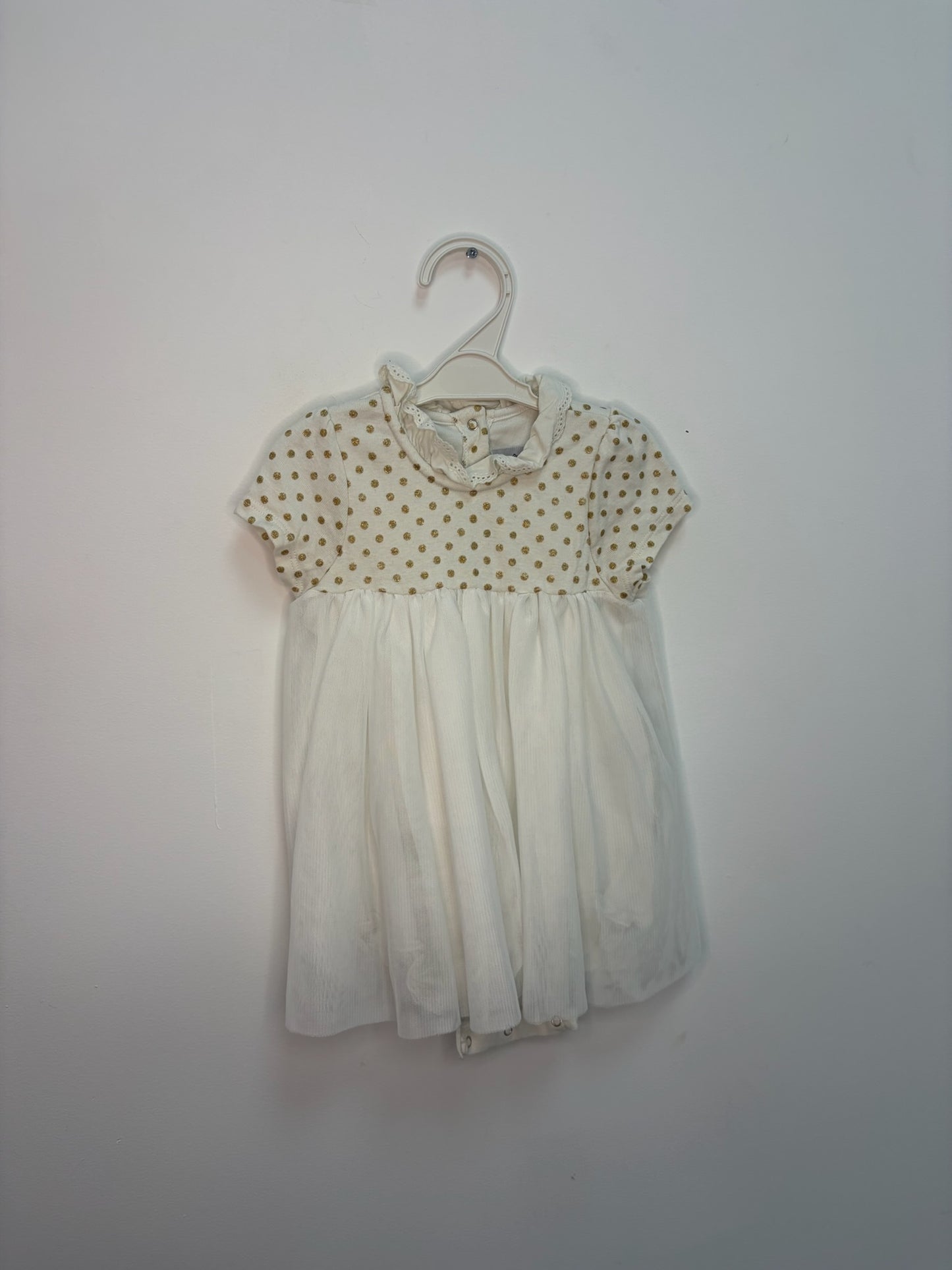 Robe pois et tulle