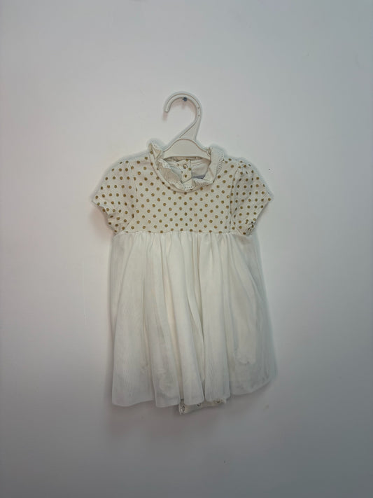 Robe pois et tulle