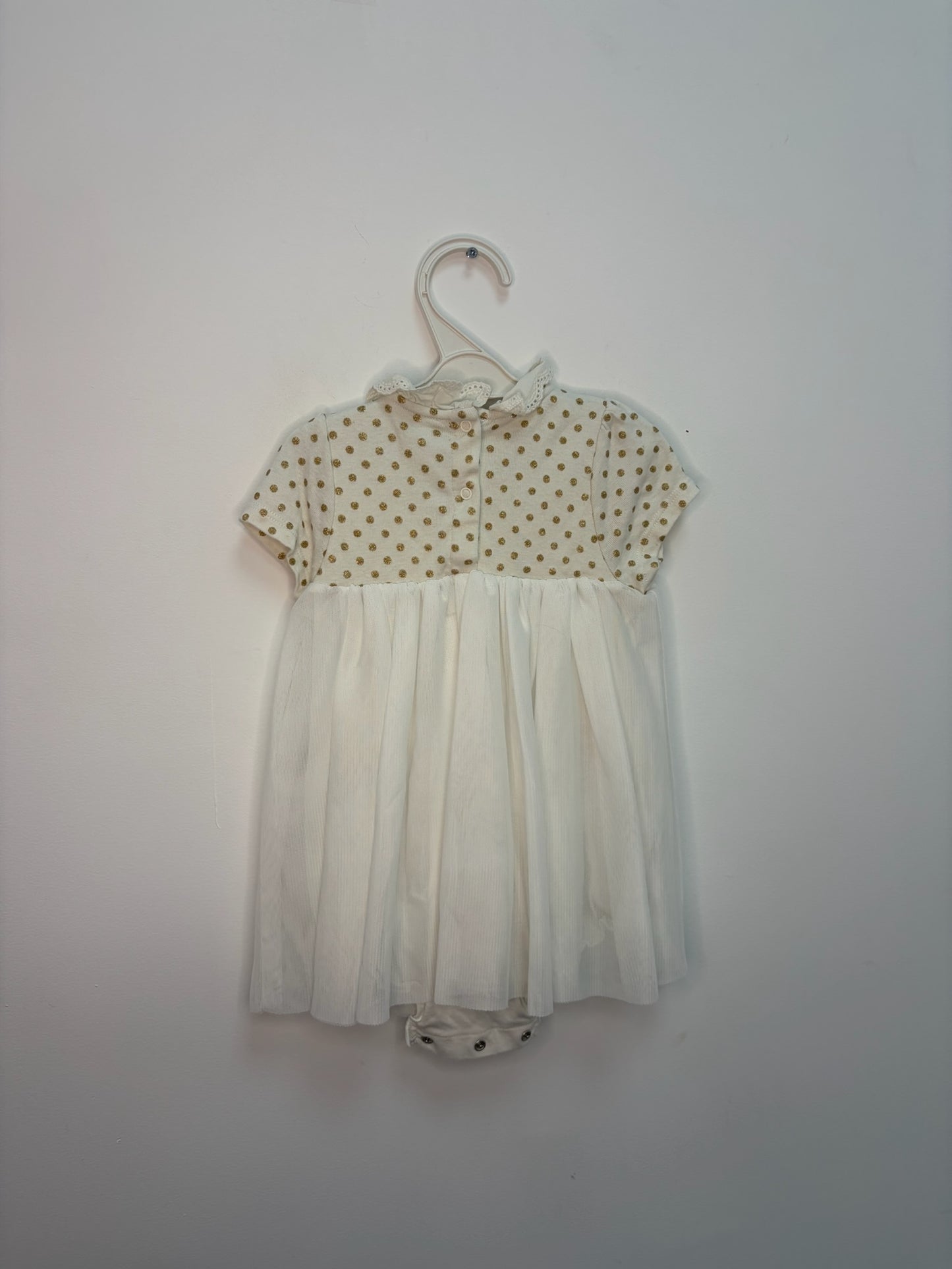Robe pois et tulle