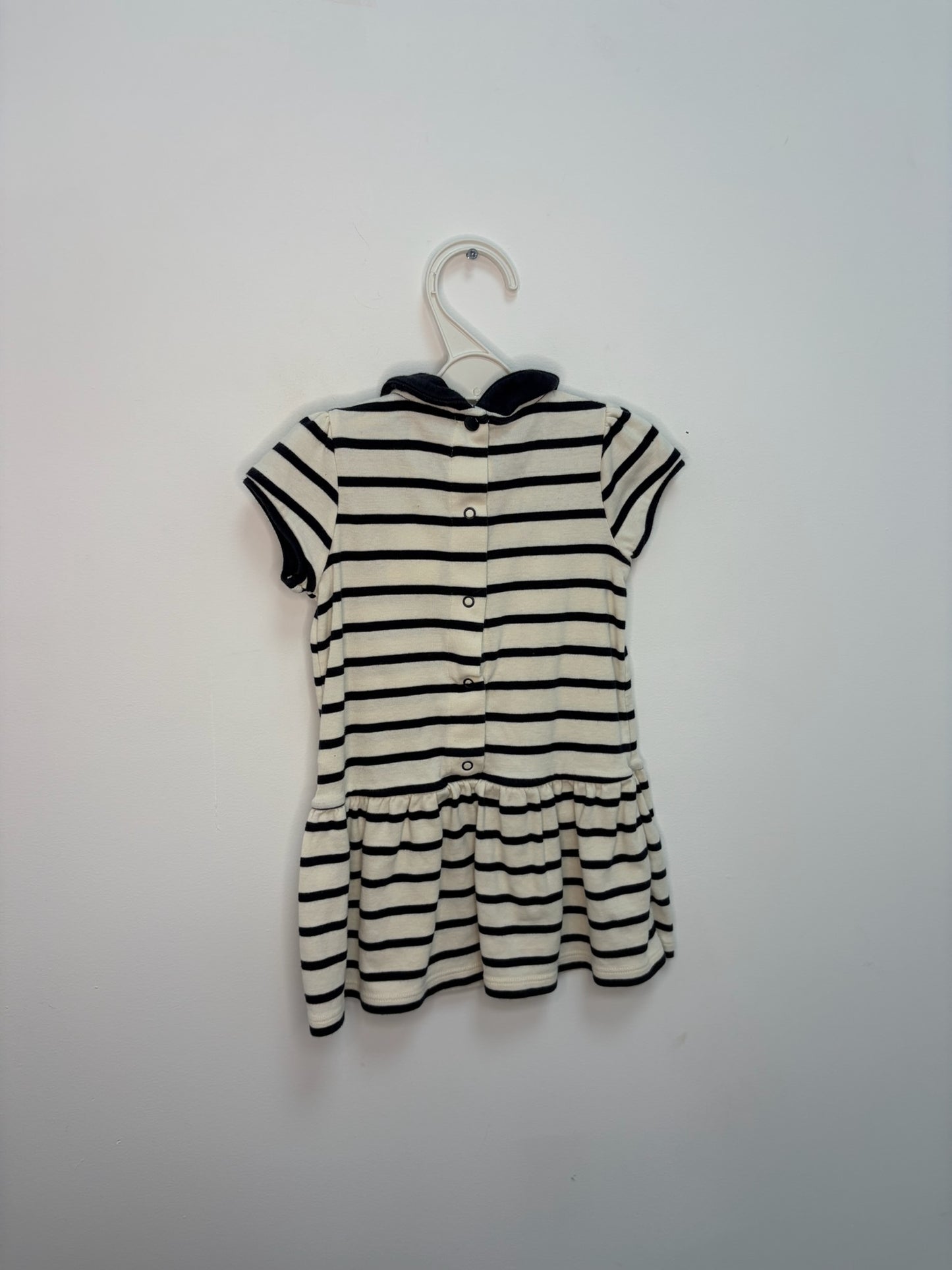 Robe marinière avec col