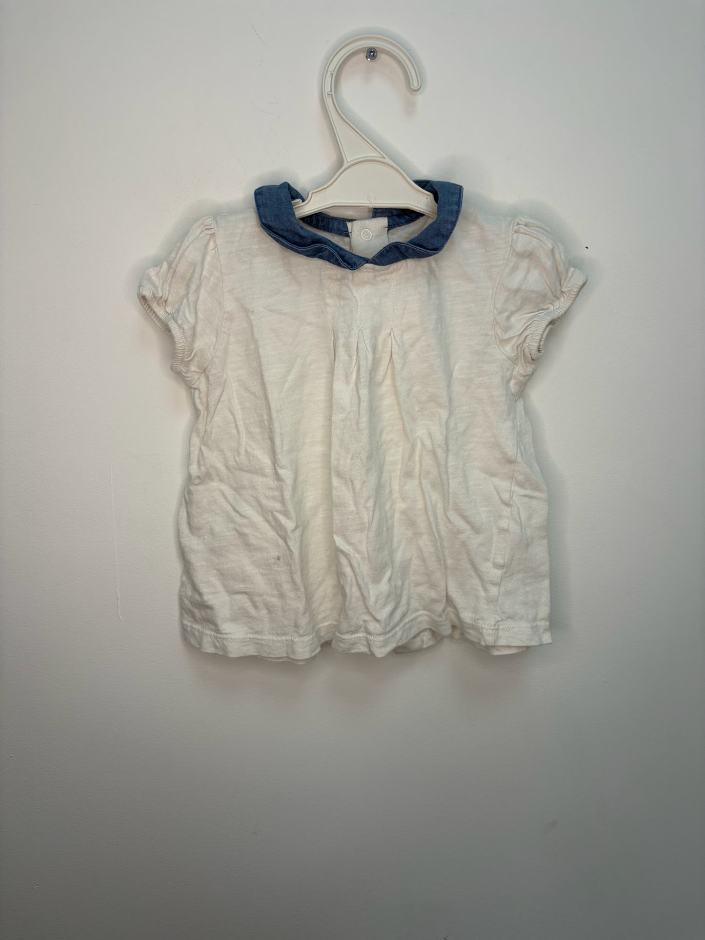 t-shirt col Claudine
