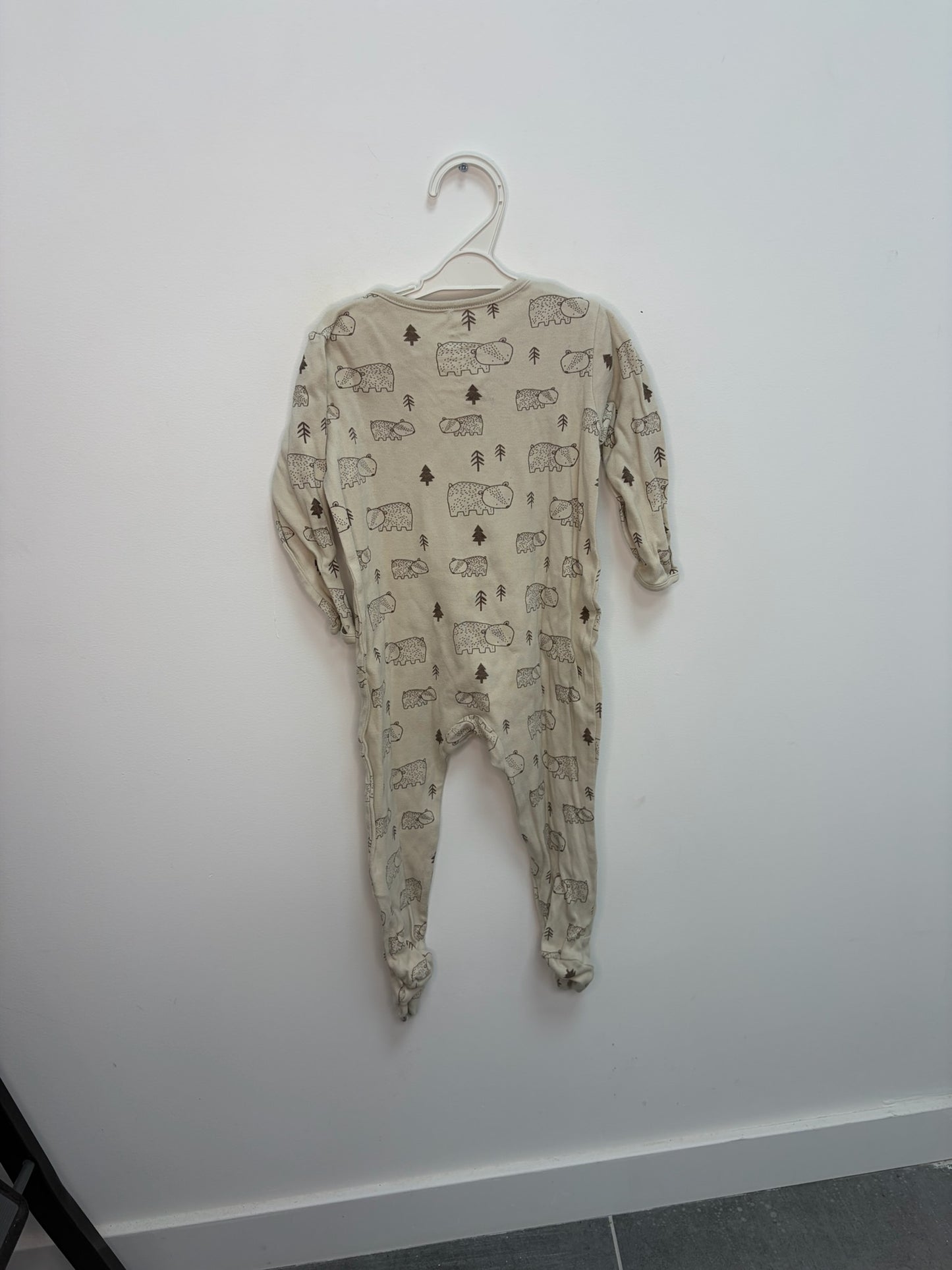 Pyjama 1 pièce ouverture zip devant